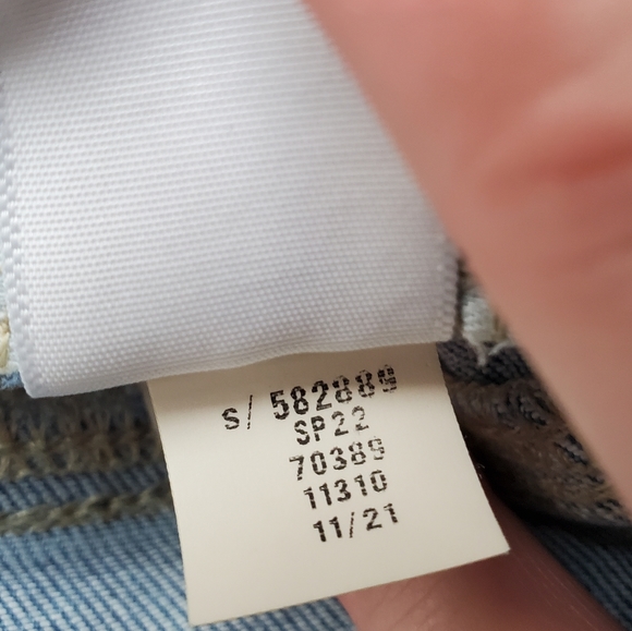 LOFT Kick Crop Flare Ankle Jeans Size 32 / 14 - Picture 11 of 16